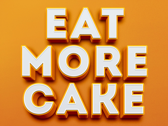 eat more cake and cats