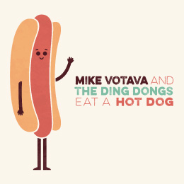 mike votava and the ding dongs eat a hot dog
